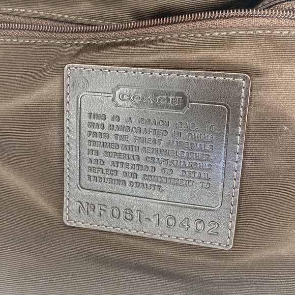 NWOT Coach brown crossbody/ shoulder purse - Picture 7 of 9